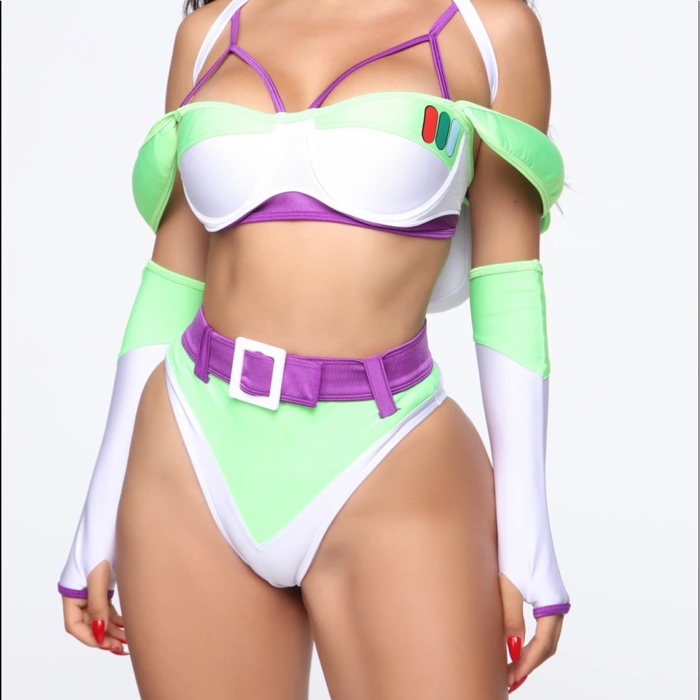 NWT Fashion Nova Buzz Light Year Costume size SX